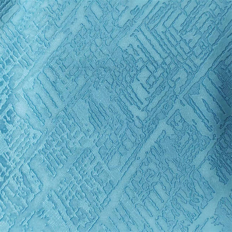 W9081+Pânză pentru perdea de flanelă în relief 3D din catifea olandeză cu flori presate în 3D